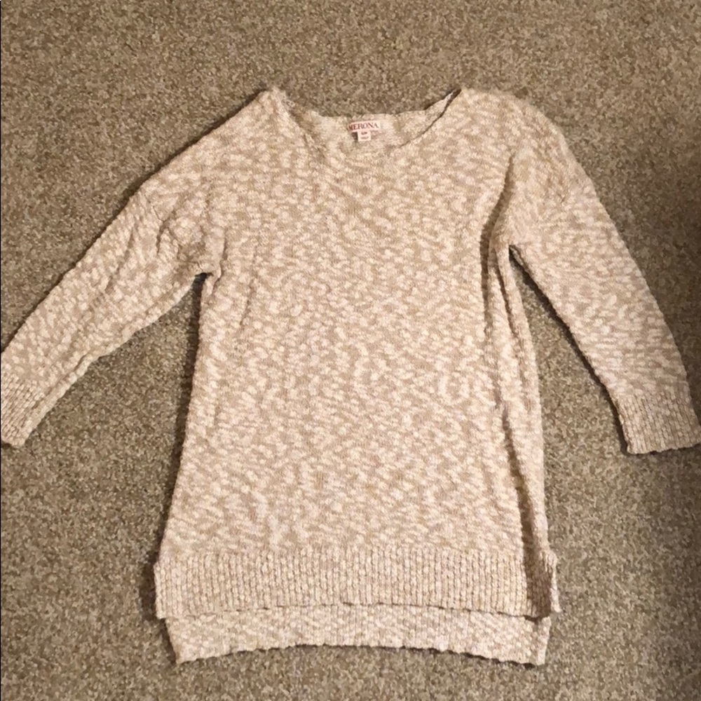 Cream sweater